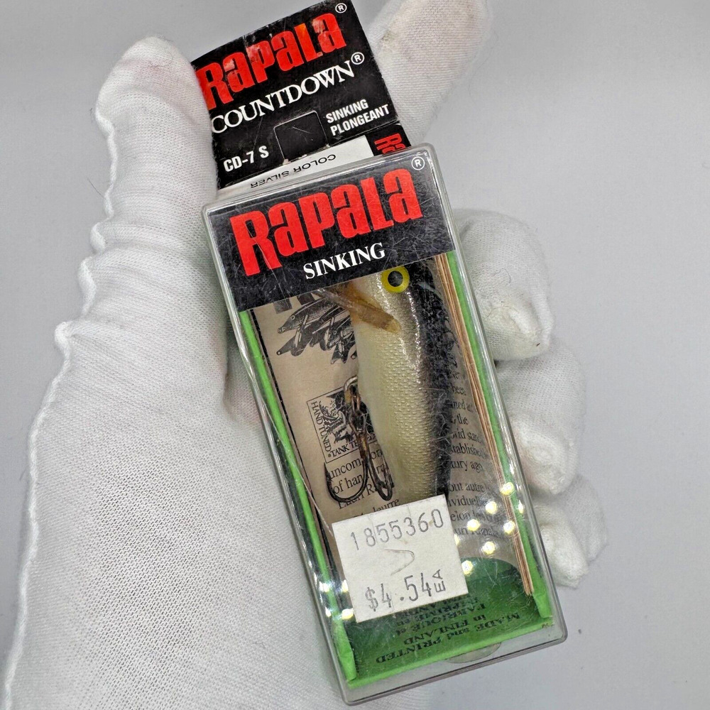 Rapala Countdown Sinking CD-7 S SILVER 2 3/4" Jerkbait fishing 1/4 oz Lure #1